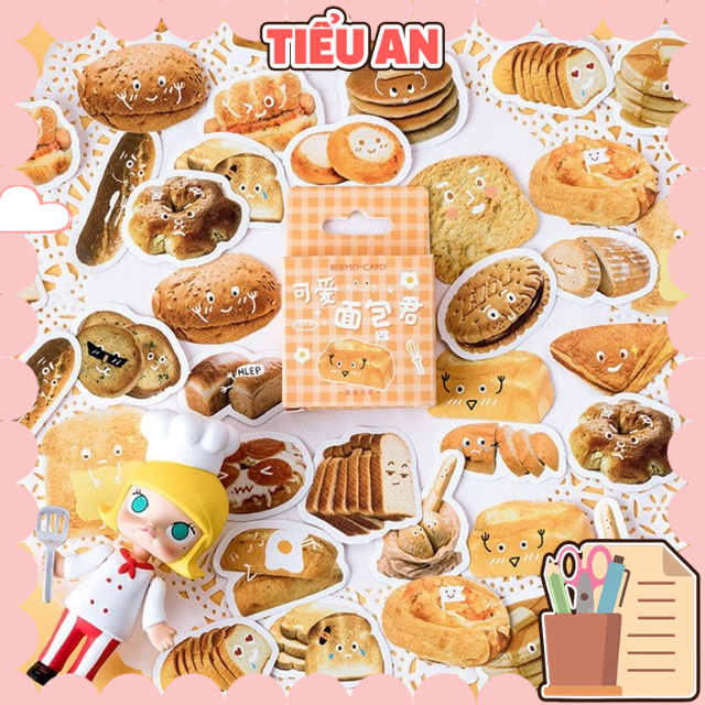 Bộ Sticker / Hình dán Các Loại Bánh Ngọt (46 Hình) | Shopee Việt Nam
