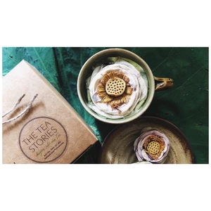 Trà hoa sen nguyên hoa giúp thư giãn, an yên, tĩnh tuệ - The Tea Stories