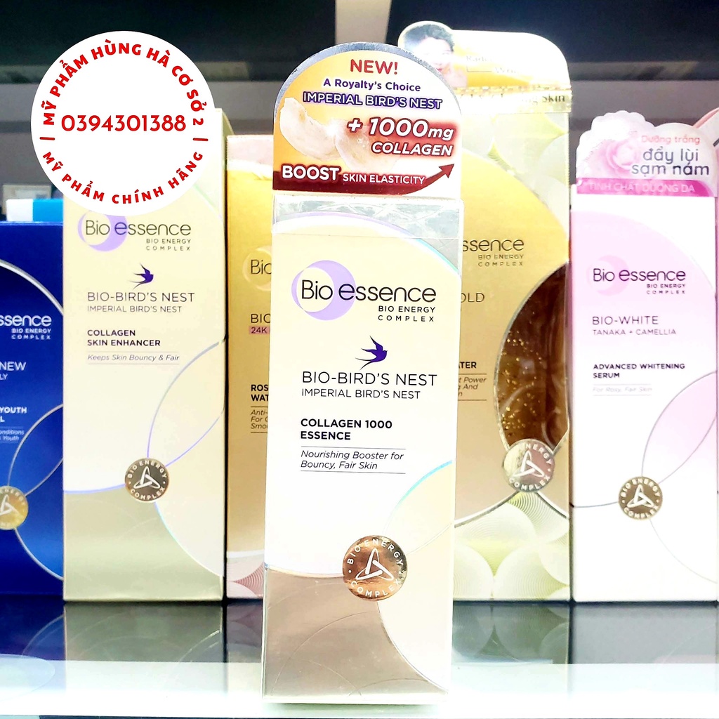 Serum Bio Essence Bird's Nest Collagen 1000 Essence, tinh chất dưỡng da, căng mọng, ngừa lão hóa