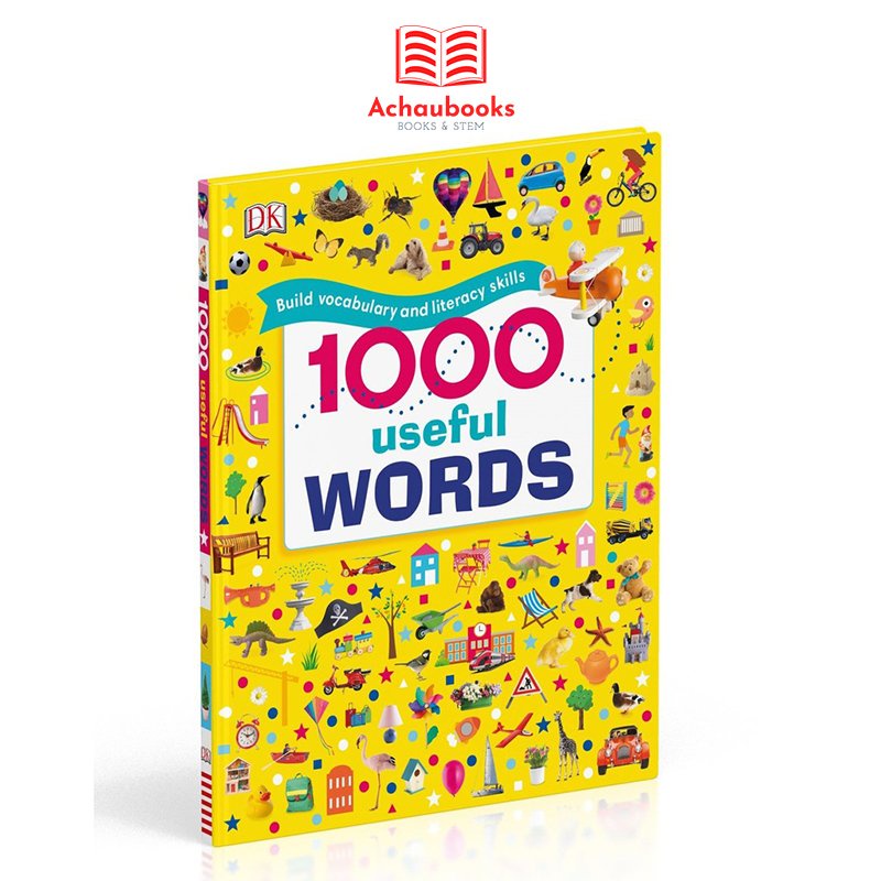 Sách 1000 usefull words Á Châu Books 1000 từ vựng Tiếng Anh cơ bản tặng kèm file nghe