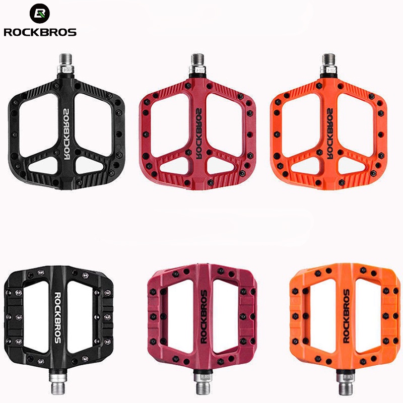 Bàn đạp xe đạp ROCKBROS nylon phẳng với vòng bi siêu nhẹ cho xe đạp đường trường MTB