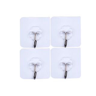 Móc dính tường trong suốt 10 cái