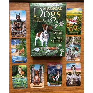 Bộ Bài Magical Dogs Tarot (Mystic House Tarot Shop) - Bài Gốc Authentic Chính Hãng 100%