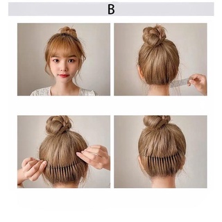Bờm kẹp xược tóc con sau gáy, trước trán gọn gàng tiện lợi Hamin