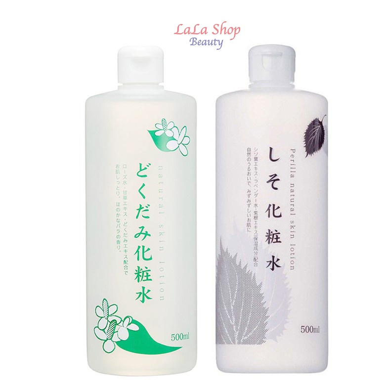 Công dụng kháng khuẩn của nước hoa hồng lá tía tô Dokudami Perilla Natural Skin Lotion?
