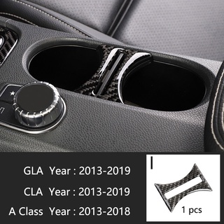 Kiểu Dáng Xe Sợi Carbon Điều Khiển AC CD Bảng Trang Trí Khung Bao Viền Miếng Dán Cho Xe Mercedes Benz A Class W176 GLA x156 CLA