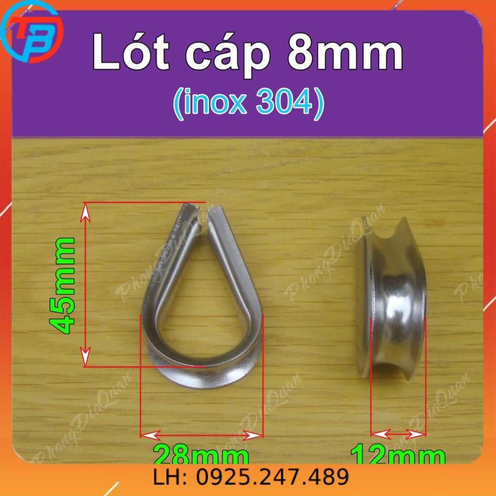 Khuyên lót cáp, bẹn cáp (bằng sắt hoặc inox 304) THAIBINHVINA | Shopee ...