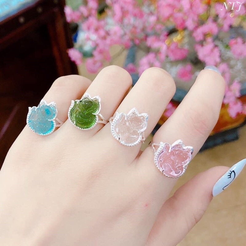 Nhẫn nữ hồ ly tình duyên, may mắn - Chuẩn bạc ta THJ