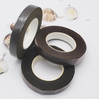 Sáp quấn hoa giá rẻ, băng keo sáp quấn cành, thân, lá màu xanh lá cây, nâu, nguyên liệu làm handmade [1 lố 12 cuộn]