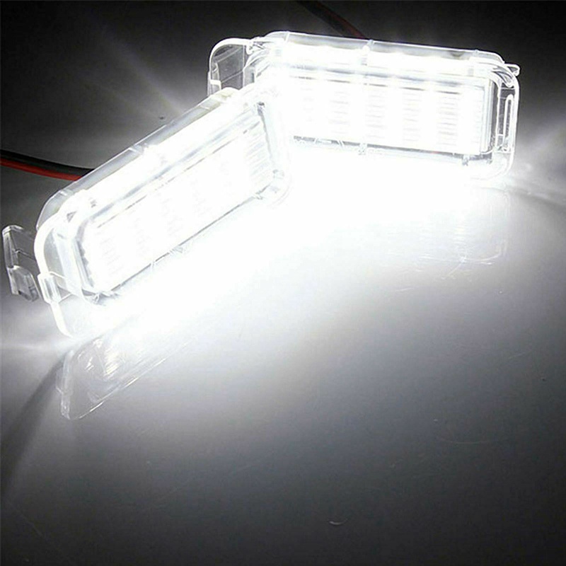 Set 2 Đèn LED 18-SMD Gắn Biển Số Xe Ô Tô Ford Explorer Escape Fusion DBVN