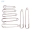 Set 10 kim băng bằng thép không gỉ màu bạc kích thước lớn tiện lợi dùng trong may mặc DIY