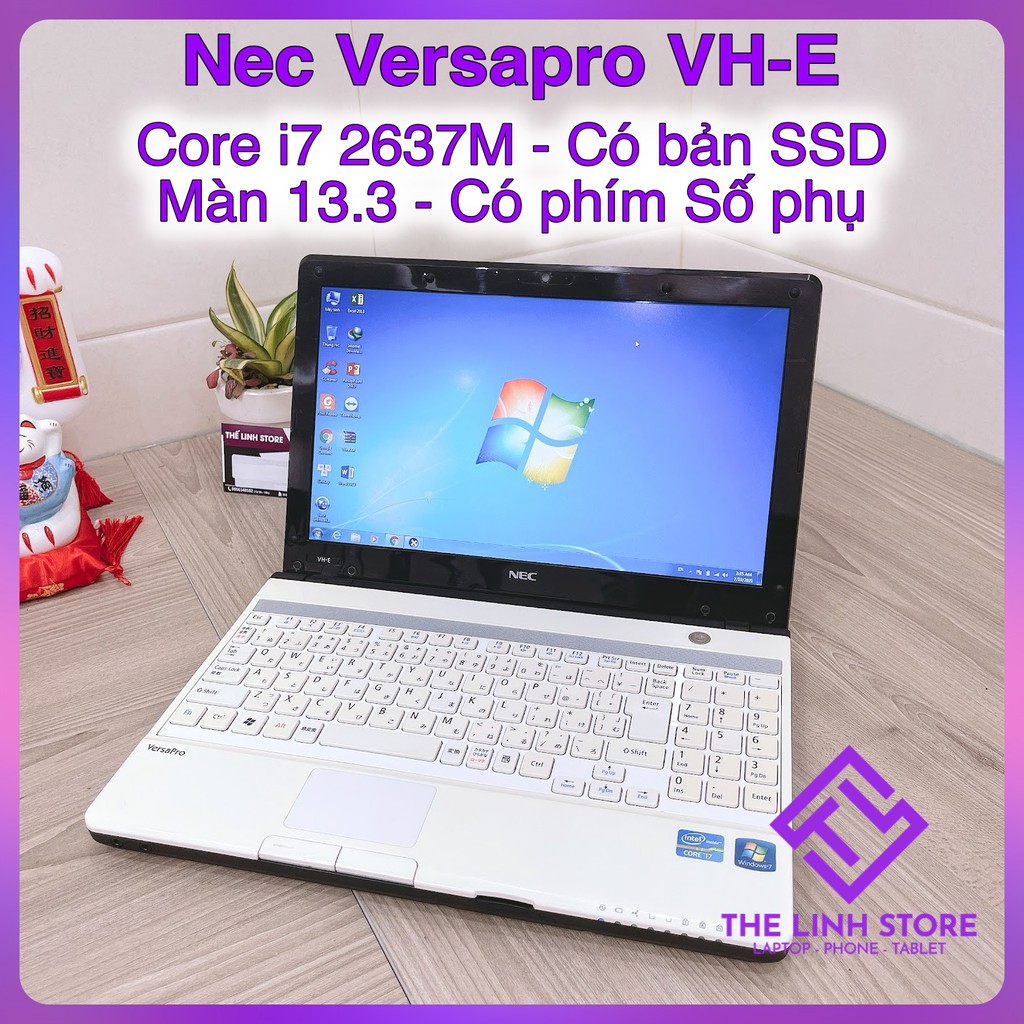 Laptop NEC Versapro VH-E 13.3 inch - Core i7 2637m Ram 4G SSD | Shopee Việt  Nam