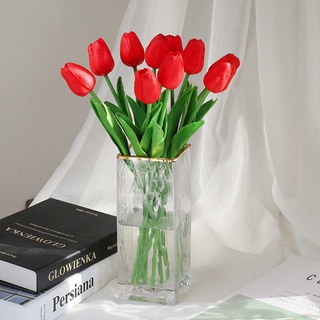 Hoa Giả - Hoa Tulip nhiều màu sắc 33cm trang trí xinh xắn, nhẹ nhàng, phụ kiện decor