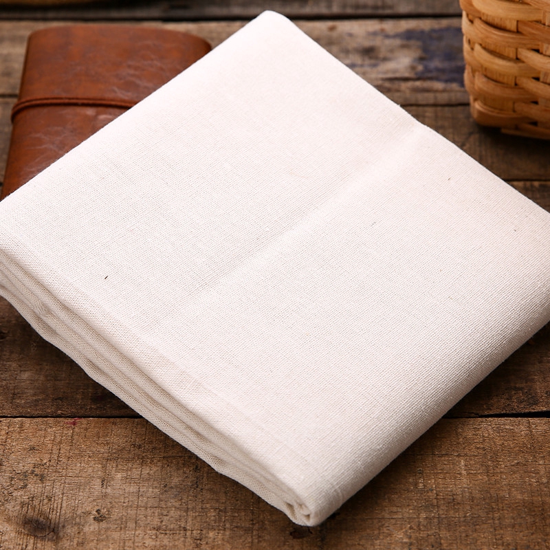 Tự Nhiên Màu Trơn Cotton Và Vải Lanh May Tự Làm Vải Cho Túi Bảo Quản Gối Nền 0.5 Mét W300022