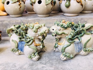 Cặp Nghê  Phong Thuỷ Gốm Cao Cấp