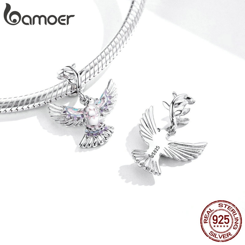 BAMOER Mặt Vòng cổ Bạc 925 Chính Hãng BSC295
