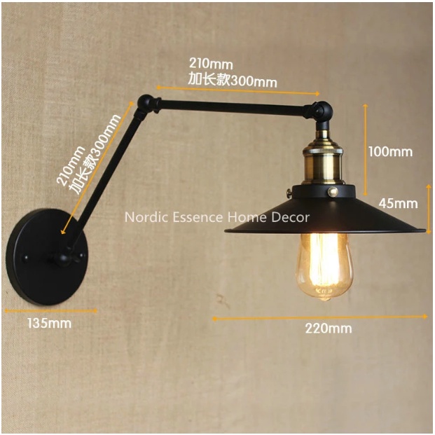 Ảnh Đèn tường SuperVilighting, MS: ĐT-DPGTCN260, Trang trí phòng khách, shop, quán , Cần 400mm , Bảo hành 2 năm 4