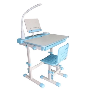 Bộ bàn học thông minh chống gù lưng Kachi MK102 – Màu Xanh