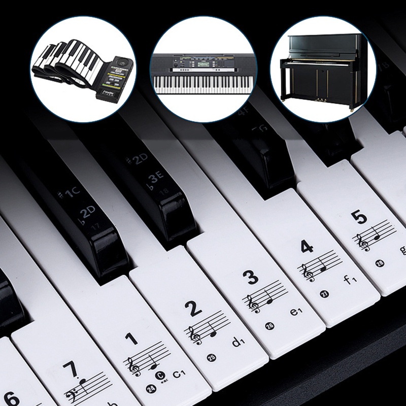 YOI 54 61 88 Phím Đàn Piano Bàn Phím Dán Bàn Phím Điện Tử Cho Phím Đàn Piano Stave