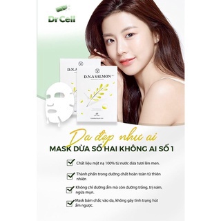 Mặt Nạ Dừa DNA Dạng Thạch Cấp Ẩm, Dưỡng Trắng, Không Gây Kích Ứng Da – Túi 5 Miếng