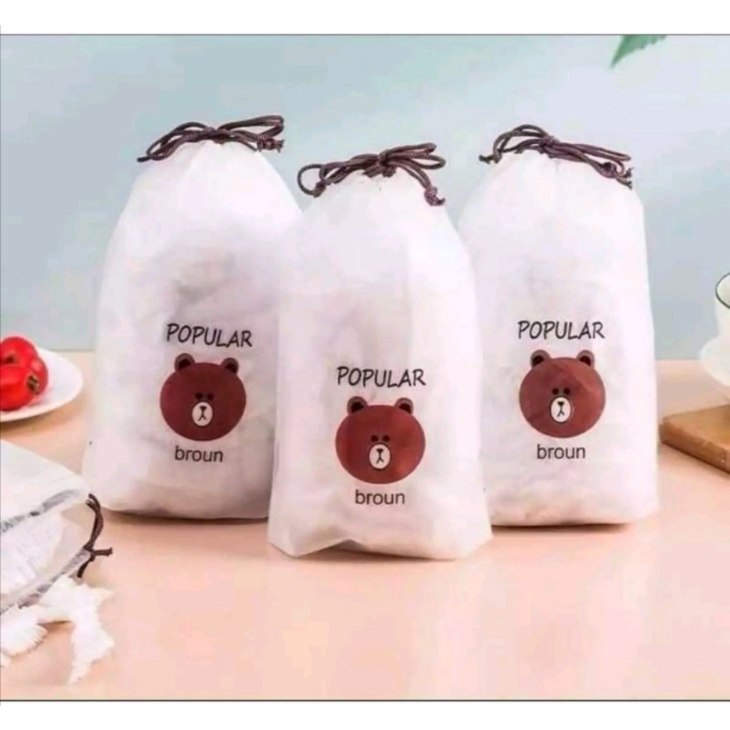 Combo 2-5 bịch màng bọc thực phẩm túi gấu