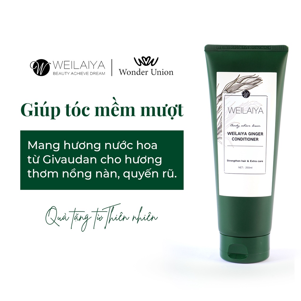 Ảnh Dầu xả tóc thảo dược Weilaiya Ginger Conditioner gừng trắng giúp dưỡng tóc và kích thích mọc tóc 250ml 3