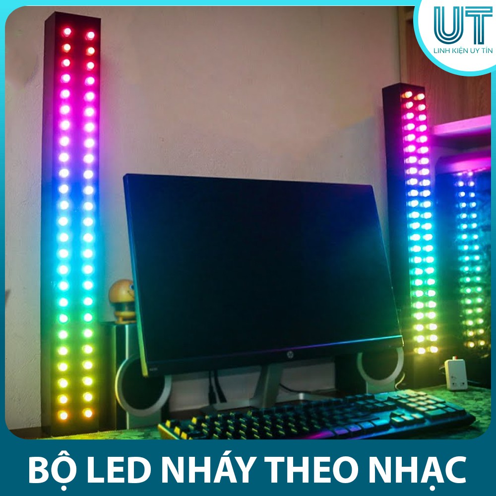 LED nháy theo nhạc 2 cột FullColor - Mỗi cột 100LED - Bản 2024 - Thêm ...
