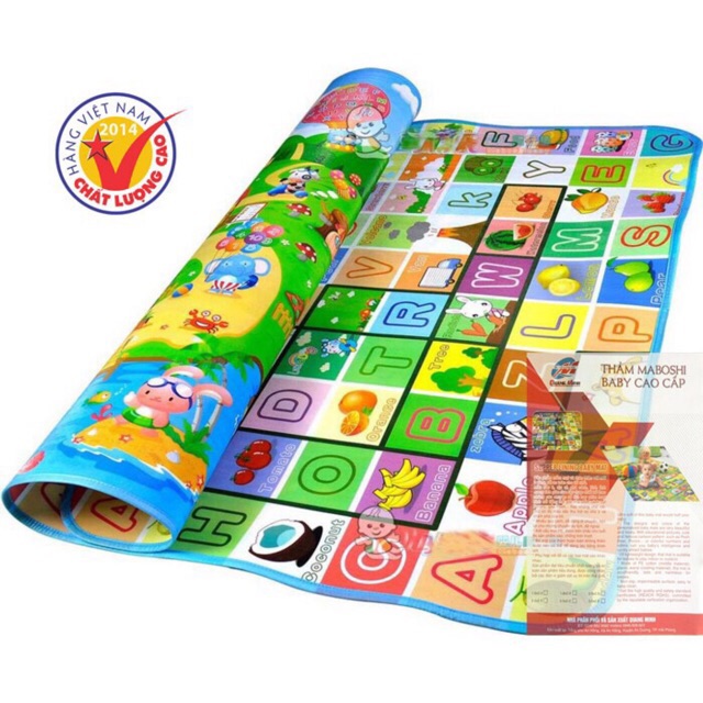 Thảm Xốp Trải Sàn 2 Mặt Cho Bé Chiếu Xốp Ngồi Ăn Cơm Chống Thấm Chống Trơn Trượt, Gấp Gọn, Nhiều Kích cỡ, màu ngẫu nhiên