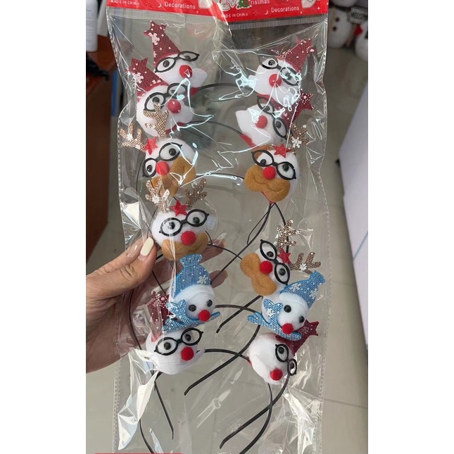 [Loại đẹp] Bờm Giáng sinh rung rinh cho bé