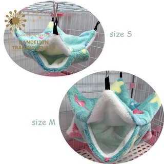 [DAN] Võng giường ấm dày gấp đôi cho chuột hamster/chuột lang, túi ngủ treo cây, chuồng