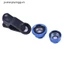 Set lens mắt cá + góc rộng + macro 3 trong 1 cho điện thoại thông dụng