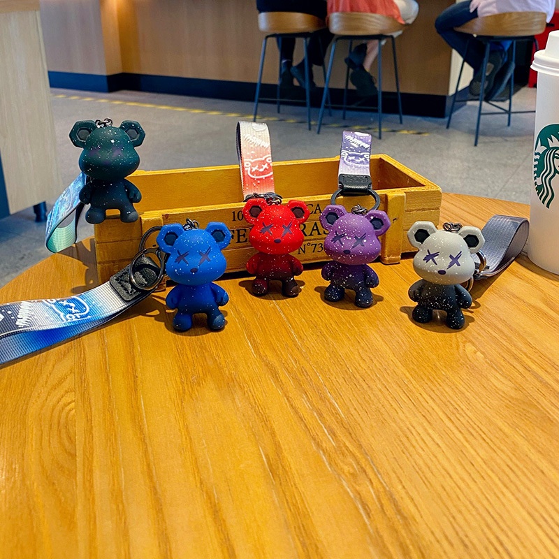 Móc khóa Bearbrick Chấm Bi Phụ Kiện Túi Xách Móc Khoá Thời Trang