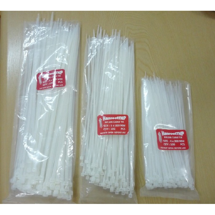 DÂY RÚT 2 TẤC NHỰA - DÂY THÍT NHỰA 20cm (100pcs thực 80 đến 90 ...