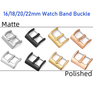 Khóa Dây Đeo Đồng Hồ Bằng Thép Không Gỉ 16mm 18mm 20mm 22mm