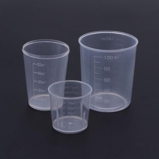 3 cốc đong chia vạch 50ml - 100ml
