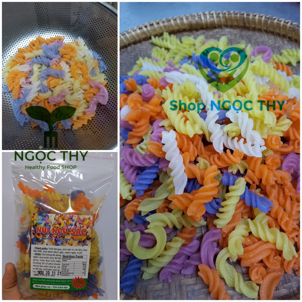 NUI rau củ quả NGŨ SẮC Eatclean ăn kiêng, ăn dặm gói 300gr | Shopee ...