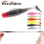 Set 6 Mồi Câu Cá Giả Hình Con Sâu Bằng Nhựa Silicon Mềm 12 Màu 8Cm / 5G
