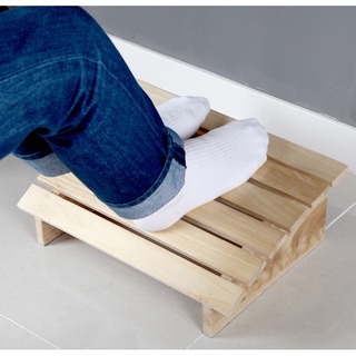 Ghế gỗ GIÁ ĐỂ kệ kê chân văn phòng toilet kệ nail bàn học tập làm việc gaming công thái học
