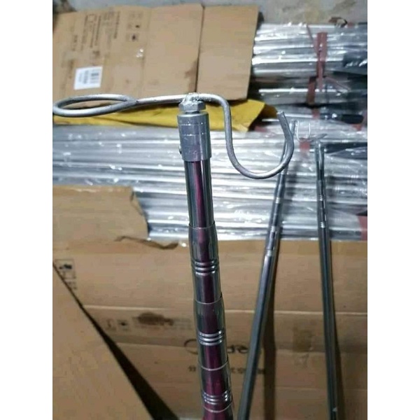 Sào rút inox treo móc chim cảnh 2m5-7m tặng kèm móc + Tùy chọn liềm cắt ...