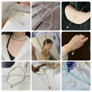 Dây chuyền ngọc trai trang sức Hàn Quốc Thời trang Cho Nữ