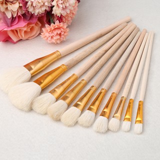 Set 10 cọ vẽ màu nước tiện dụng