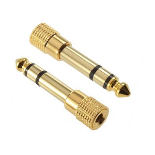 jack chuyển đổi âm thanh 3.5mm sang 6.5mm - đầu chuyển 3.5mm sang 6.5mm