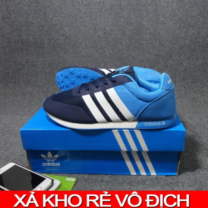 Adidas neo 2025 xanh dương