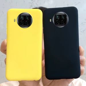 Ốp điện thoại mềm màu trơn 6.67 inch dành cho Xiaomi Redmi Note 9 Pro 5G Xiaomi Mi 10T Lite Mi10i 5G