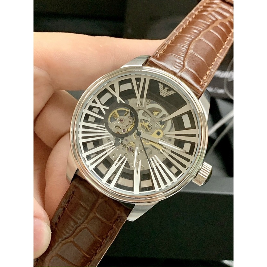 Đồng Hồ Nam Armani Ar4629 - Dây Da - Máy Automatic - Màu Nâu | Shopee ...