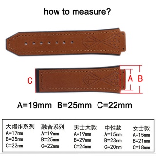 Dây Đeo Đồng Hồ Bằng Cao Su Silicone 19×25mm 22mm Dành Cho HUBLOT BIG BANG