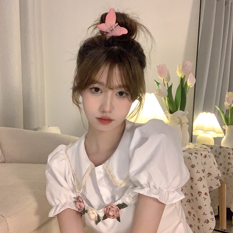 Set 5 Kep Tóc Nữ Tone Hồng Vintage Mẫu Mới Siêu Xinh | BigBuy360 - bigbuy360.vn