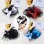 Kẹp Tóc Ren Lông Vũ Mini Phong Cách Mới, Fascinator Cho Tiệc Party