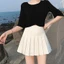 Váy Nữ Cao Cấp Thời Trang Quần Vợt Mini Dễ Thương Xếp Ly Màu Trơn Váy Học Sinh Hàn Quốc Plus Size