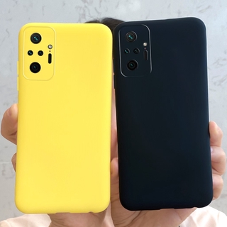 Ốp Lưng Silicone Màu Trơn Thời Trang Cho Xiaomi Redmi Note 10 / Note 10s / Note 10 Pro / Note10 Pro Max